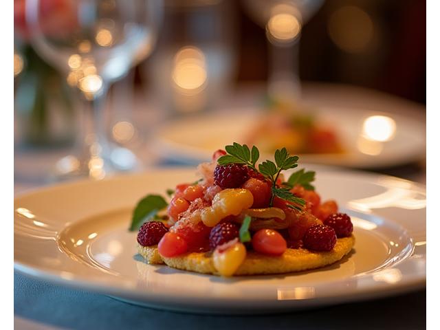 Bilde av en utsøkt Gala Dinner rett