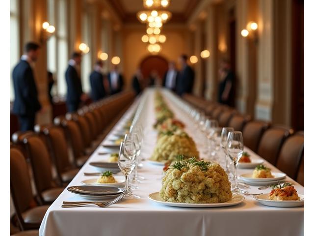 Catering for diplomatisk mottakelse i ambassade